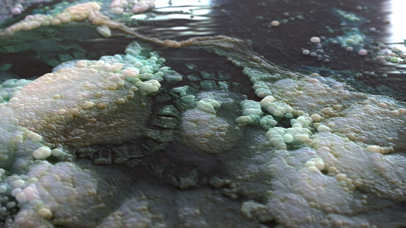 Illustration for article titled Gorgeous renders look like alien planets or Minecraft worlds